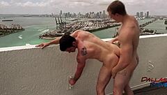 S 5 Bareback Penthouse Pool Fuck with Johnny and Robbie