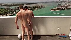 S 5 Bareback Penthouse Pool Fuck with Johnny and Robbie