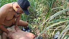maduro farm worker fucks bricklayer assistant in the bush