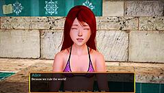 my new family 520 with small tits redhead