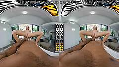 Khloe Kapri büyük siyah yarraktan mutlu son alıyor