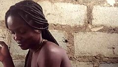 Crazybitch starts with teasing strip, ends fully naked.