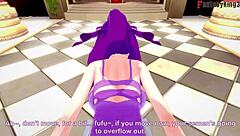 scathach-skadi having sex on throne?