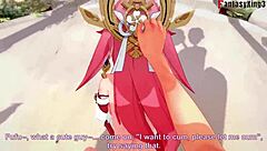 Yae Miko in Genshin Impact fantasy scene.