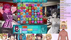 Vtuber Lewdneko plays Huniepop 2 double date