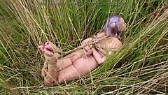 Anime hentai girl gets TIED UP and BOUND NAKED in wild bondage scene. Can't escape this trap.