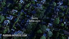 blonde milf szilvia lauren rides hubby in intimate spooning session