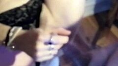 Wet and gushy squirting from a pretty pussy.