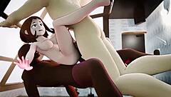 Wanna join Ochaco Uraraka’s wild gangbang recruitment?