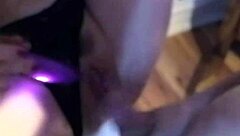 Wet and gushy squirting from a pretty pussy.