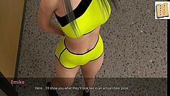 Hey, Emiko, show off that hot body in WVM 97!