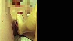 Give me that hot milf footjob, he says