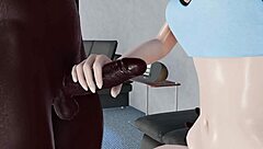 Wbp397 - interracial workout with double penetration and deepthroat action