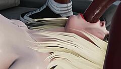 Wbp397 - interracial workout with double penetration and deepthroat action