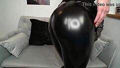 Fetish Leather - Camgirl Nina Strips Down, But What's Her Secret?