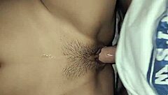 Homemade eating of skinny petite 18+ MOANING girl's VAGINA her ASSHOLE gaping and FARTING