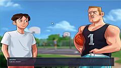 summer time saga unc part 35 brings wild cartoon dating vibes. can't stop playing this hentai game!