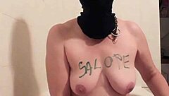 Esclave F in Raw French BDSM Masturbation Uro Session