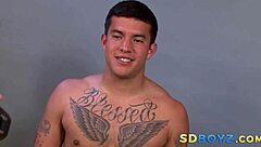 twink amateur gets barebacked in raw anal action behind the scenes with hardcore hunks.