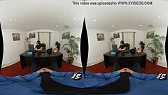 The Big Meat-Ing: Brunette Teen Gives POV Blowjob at Work