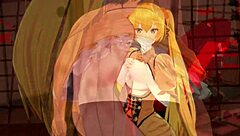 sexy hatsune miku - halloween 2021 remix - vocaloid 3d hentai