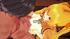 sexy hatsune miku - halloween 2021 remix - vocaloid 3d hentai