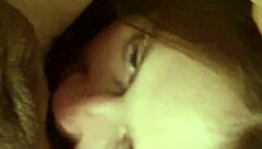 Blonde German Teen Deepthroats Boyfriend's Big Cock In European Friend's Garage