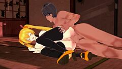 sexy hatsune miku - halloween 2021 remix - vocaloid 3d hentai