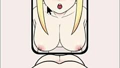 Girls sticking together in this anime episode on the wall.