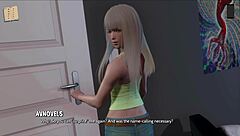 Intense clothes ripping in 3D hentai