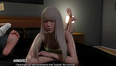 Intense clothes ripping in 3D hentai