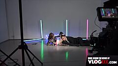 Can Eden Ivy Handle Her Perfect Pussy Getting Pounded Behind the Scenes?