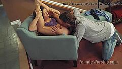 Curious about her dominating tongue on that wet spot?