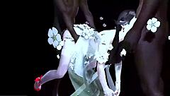 Two BBC Dominate Big-Boobs Chick in Wild 3D Animation