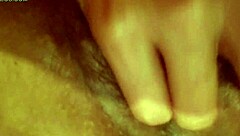 Ebony babe squirts in morning solo