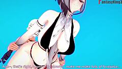 arlecchino fucking in bikini on the beach