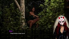 kate’s PUBLIC UPSKIRT game in rough outdoor college play