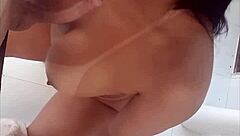 morena pamela santos gives blowjob to matheus castro backstage