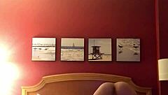 teen gets bent over and fucked hard in hotel