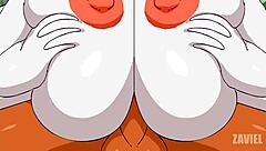 breeding with gardevoir and her monster cock cumshot on tits