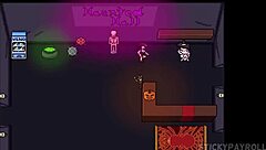 Babe rambut perak kongkek dalam cosplay anime di spunkstock 😍 bahagian 4