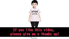 Koko A! I'll Show You Stripping Everything Off in the Bath!