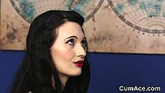 i love sucking cum off hot babe’s face after oral