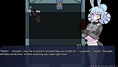 babe with silver hair fucks in anime cosplay at spunkstock 😍 part 4