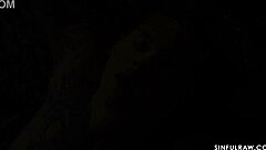 Always too much, but never enough, she teases during rough blowjob.