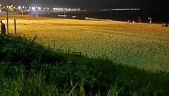 Man, went to beach for gangbang, only one showed up... look what happened dogging full on XV Red!