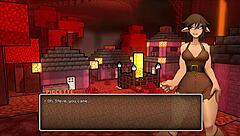 Is that teen getting a public creampie in Hornycraft?