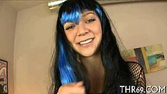 hardcore teen fucking follows sloppy oral sex session tonight