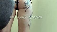 Albina shows off anal shorts