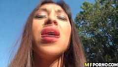 Dialogic Hot Latina Teen Says, “Fuck Me Outdoors Again!” in Wild POV Scene